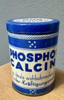 Antike kleine Blechdose PHOSPHOCALCIN Apotheke HUG Luzern