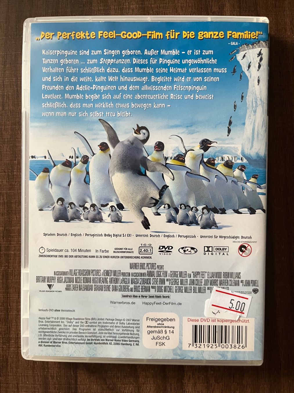 Alle DVDs: HAPPY FEET DVD 📀 – Neu (gemäss Beschreibung) aus Sierre von black.box 1