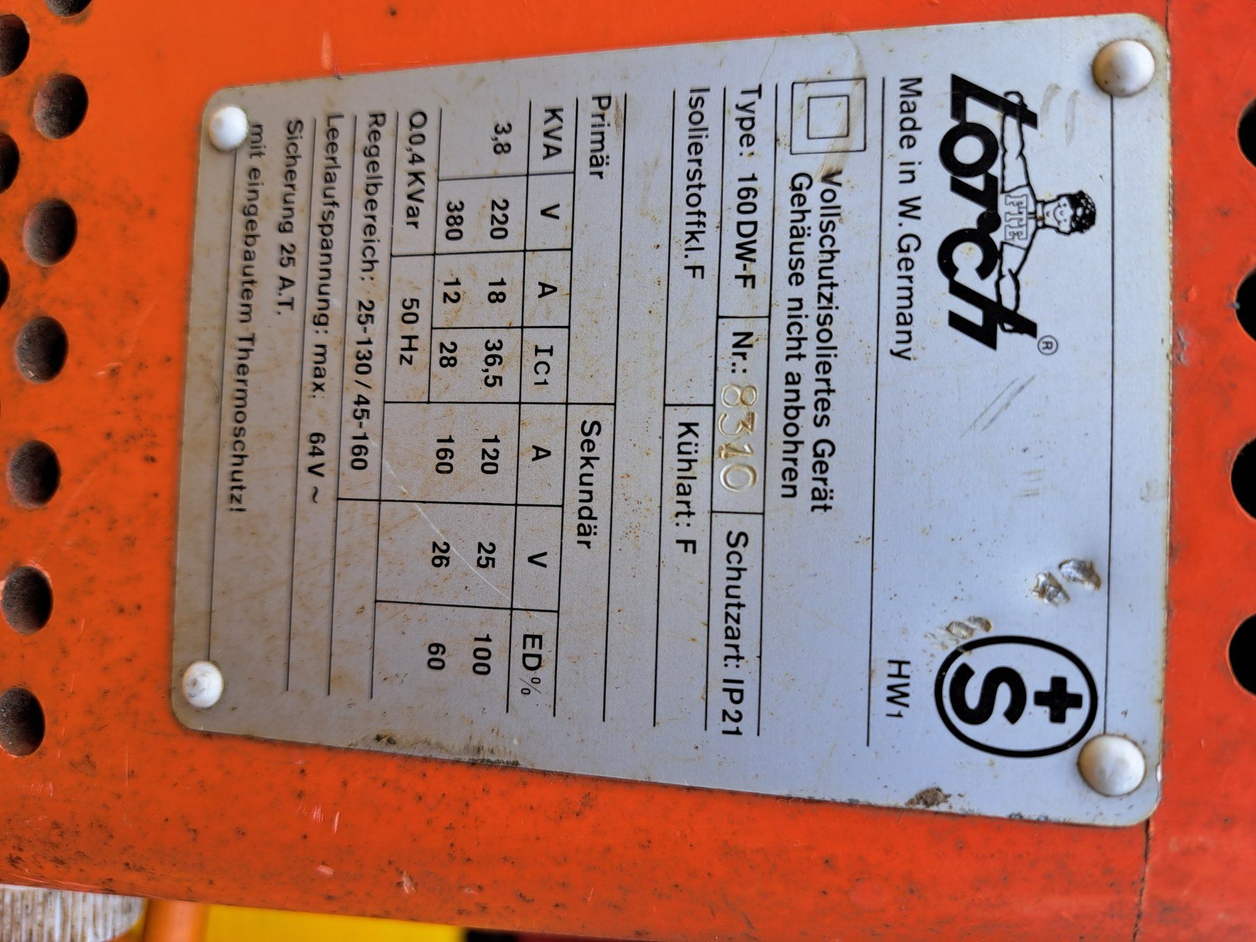 Lorch Saldatori: Elektrodenschweissanlage Lorch – Usato da Tuggen venduto da Robi12 5