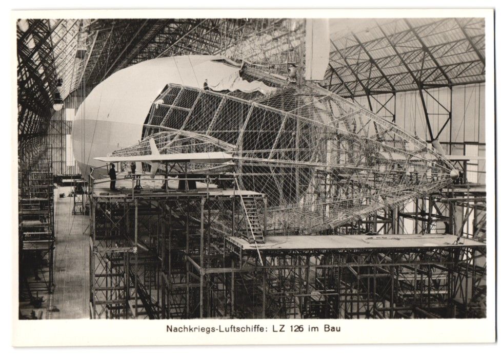 Fotografie & Manifesti: Fotografie Nachkriegsluftschiff Zeppelin – Usato da Berlin venduto da bartko-reher