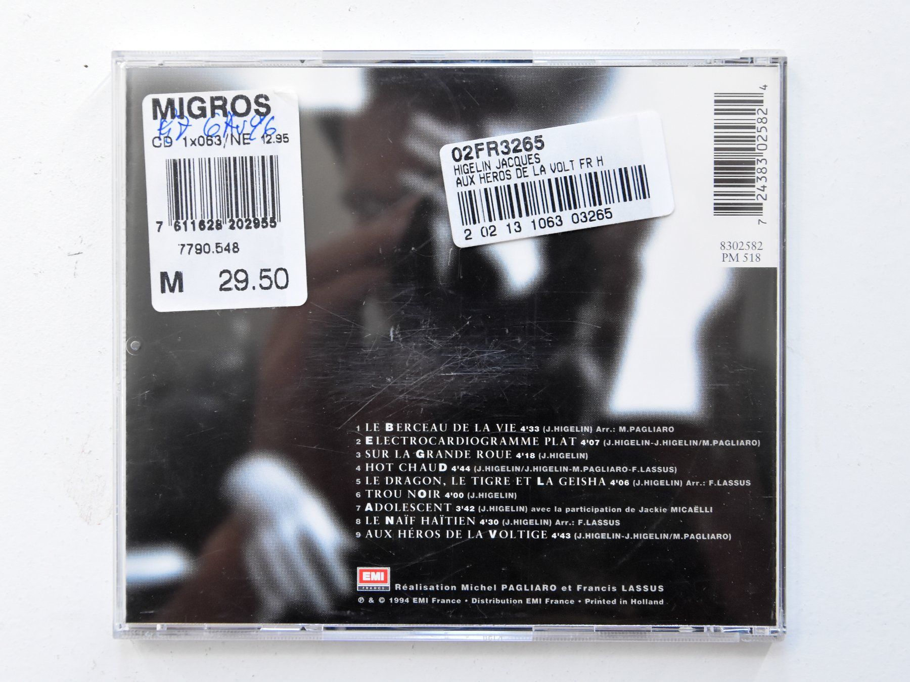 CD: Jacques Higelin - Aux héros de la voltige – Usato da Belmont-sur-Yverdon venduto da ag97 2