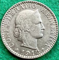 Pièce de 20 ct suisse 1912
