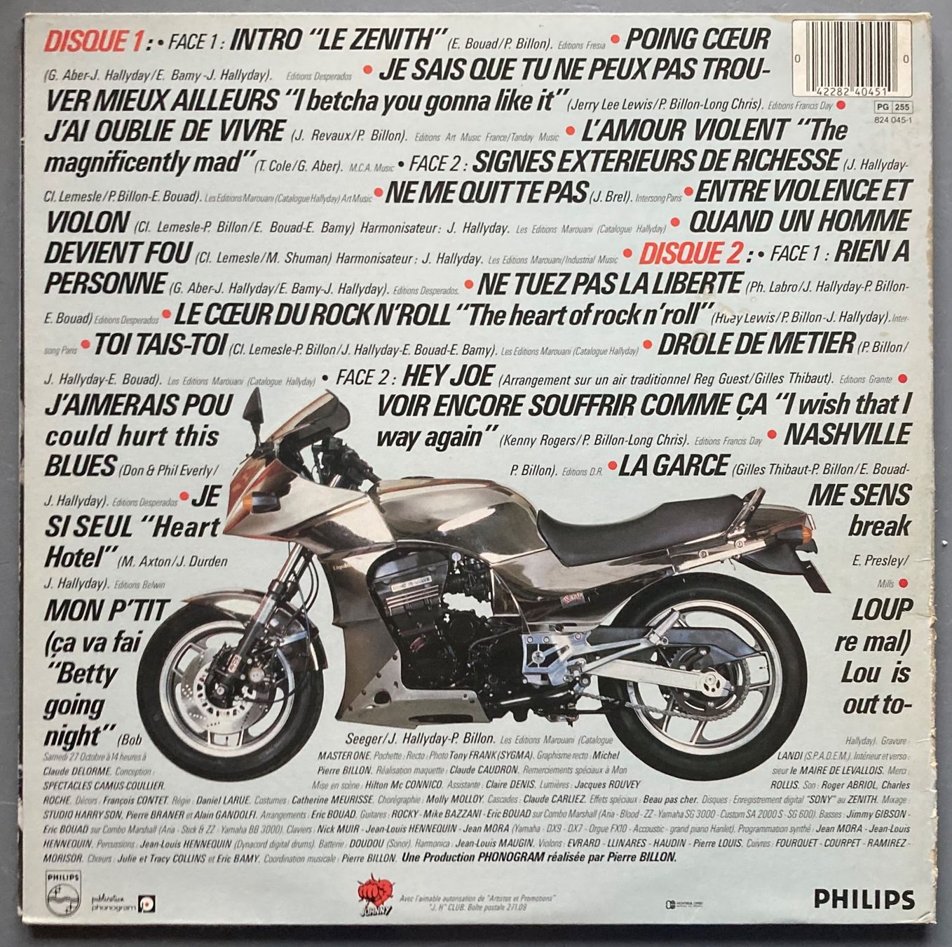 Dischi in vinile: JOHNNY HALLYDAY - AU ZENITH – Usato da Poliez-Pittet venduto da Newtown-Records 1