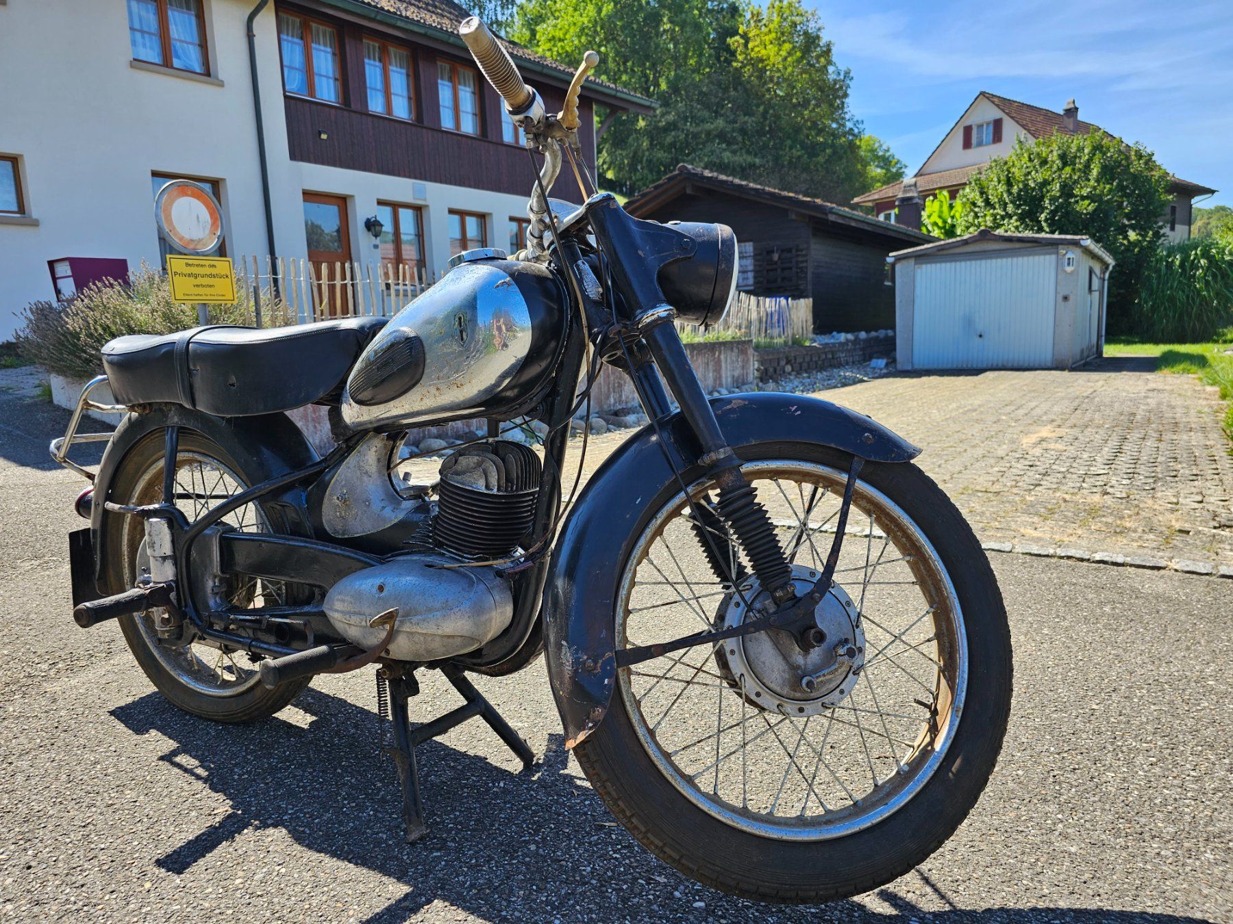 Strada: Dkw RT175 Bj1954 Scheunenfund – Usato da Wynau venduto da Bastel87 5