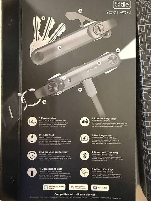Schlüsselanhänger & - bänder: Porte-clé KeySmart Max avec balise Tile – Gebraucht aus Bottens von sundea 2