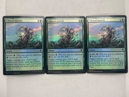 MTG: Colossal Growth (x3) - Foil, Top Zustand!