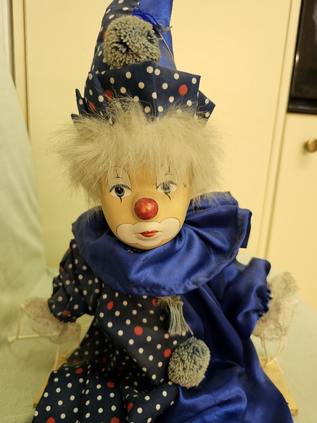 Bambole: Clown-Puppe im Harlekin-Stil – Usato da Meisterschwanden venduto da Hummer21 1