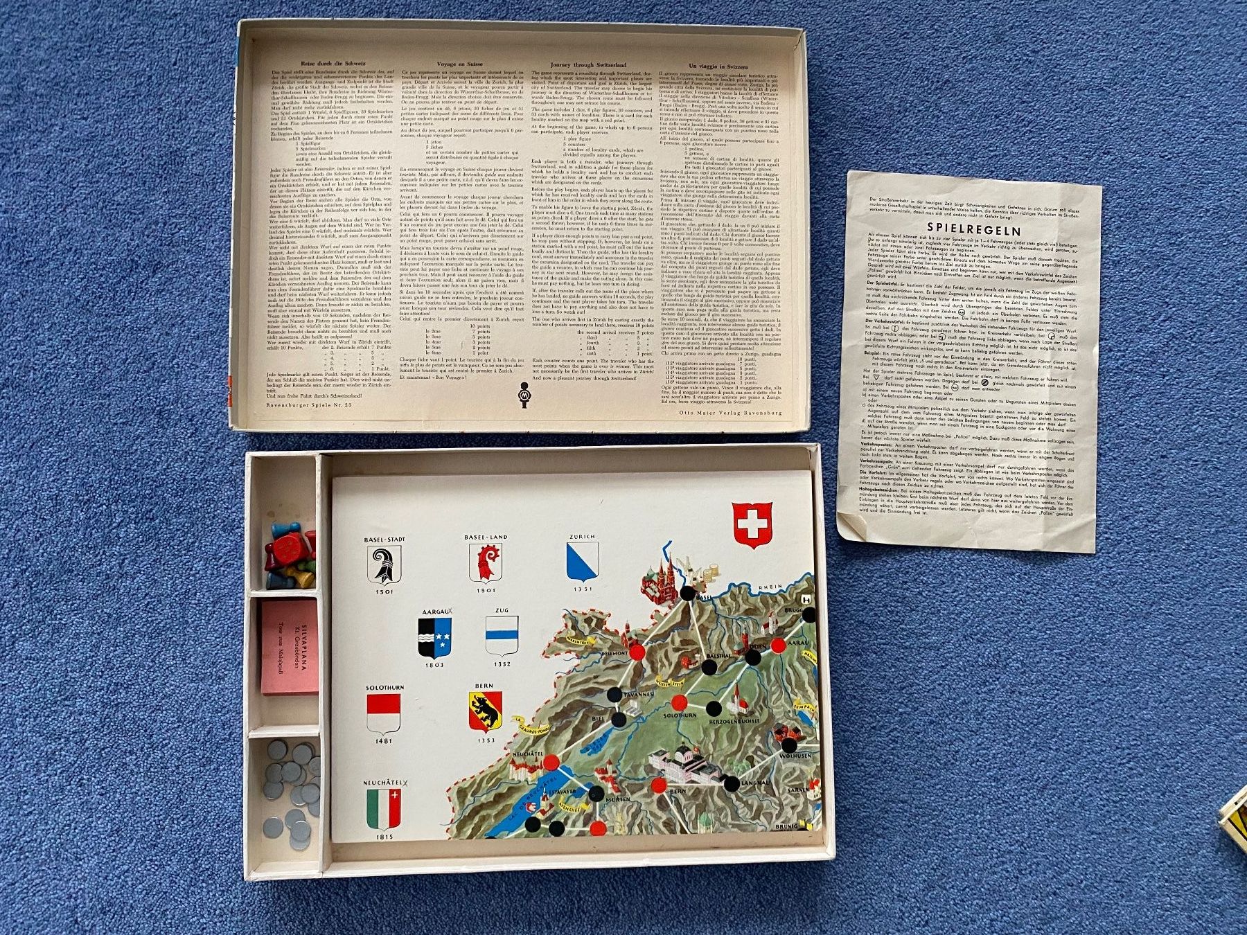 Giochi: 5 Stück alte Gesellschaftsspiele Halma und weitere – Usato da Appenzell Meistersrüte venduto da zongabolla 3