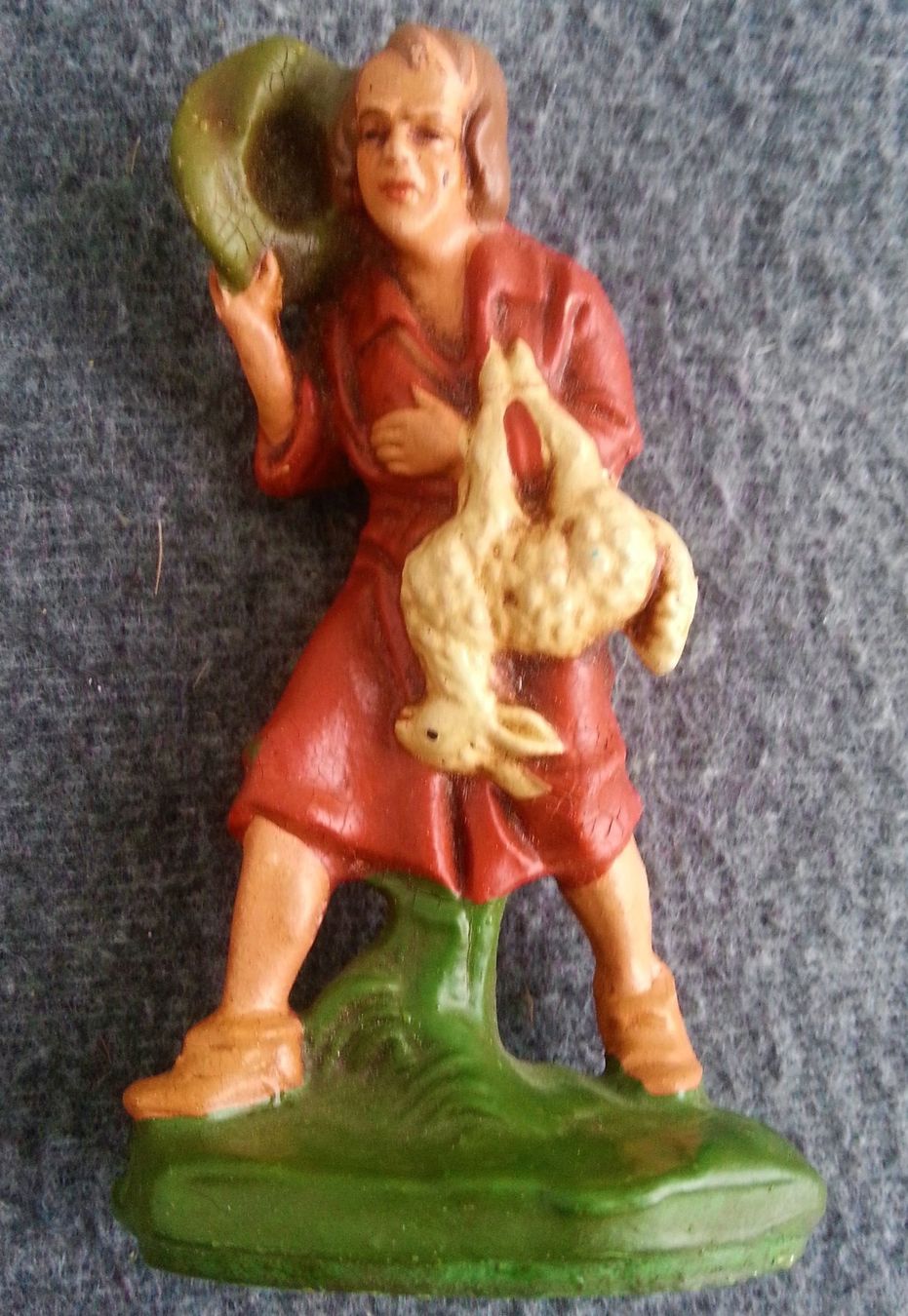 Figuren: KRIPPENFIGUREN, Konvolut 7 Figuren, um 1940 – Gebraucht aus Oberriet SG von ganesh435 8