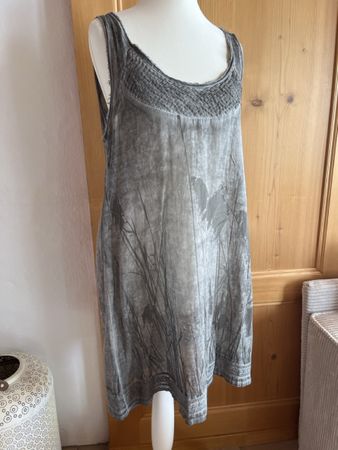 Nile Kleid grau Baumwolle Grösse M neu