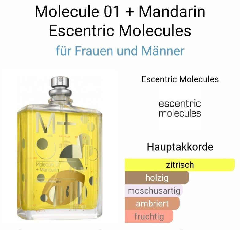 Molecule 01+ Mandarin 5ml Abfüllung Escentric Molecules Kaufen auf Ricardo