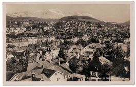 St. Gallen mit Säntis, gelaufen 1926