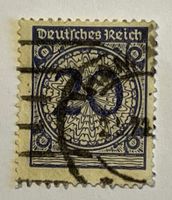 Deutsches Reich 20 Mark Briefmarke