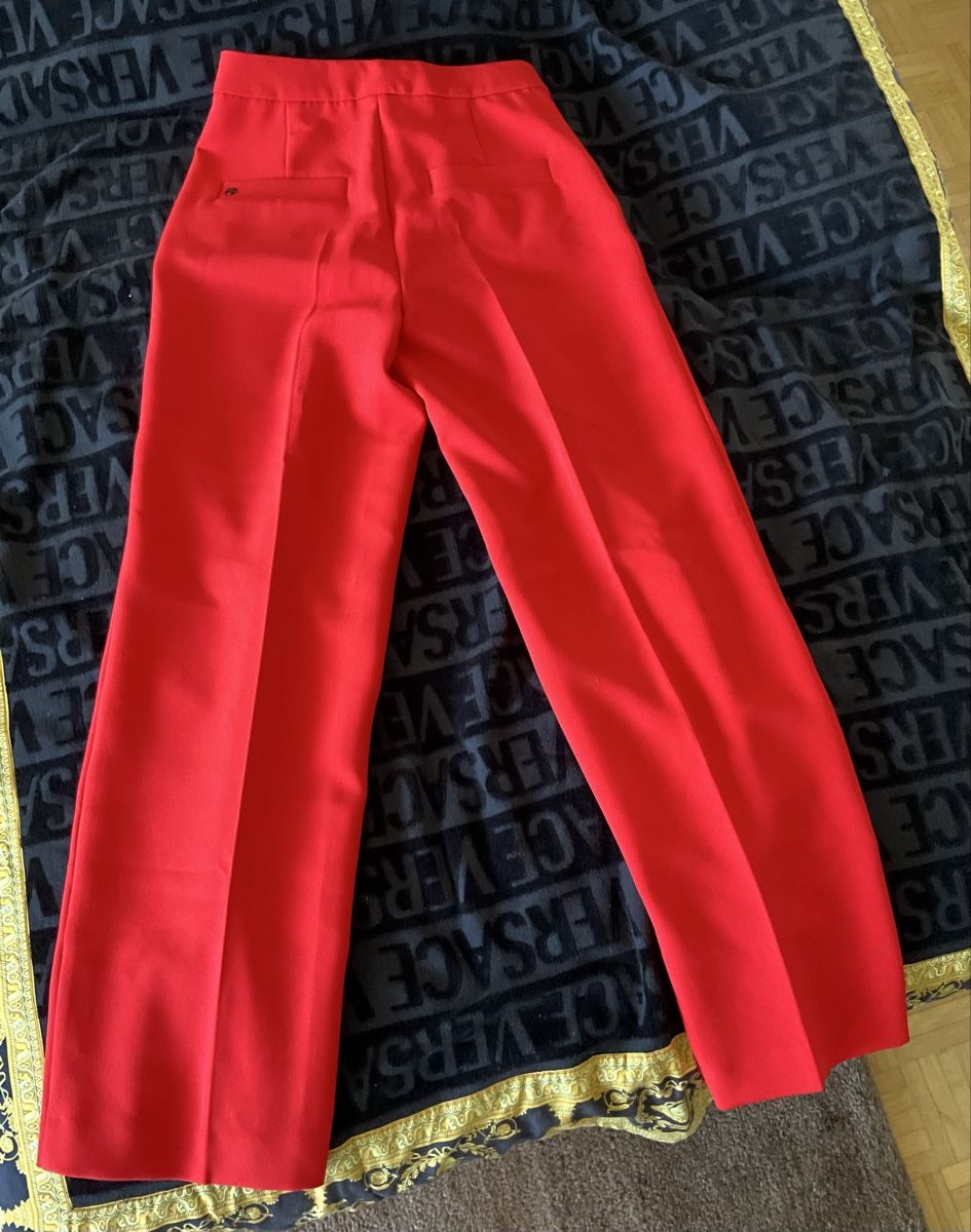 Pantaloni: MARCCAIN Wide Leg Hose, Gr. 38, Rot – Nuovo e nell'imballaggio originale da Zürich venduto da thovala 2
