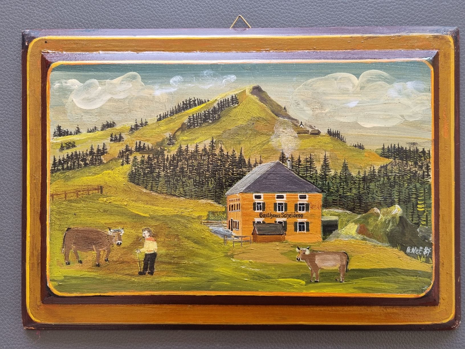 Gemälde: Senntumsbild H.Nef 1987 – Gebraucht aus Abtwil SG von danikari