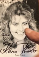 Karin Thaler Autogramm signiert Foto 10x15cm