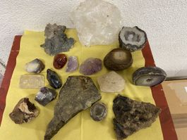 Diverse Mineralien Sammlung