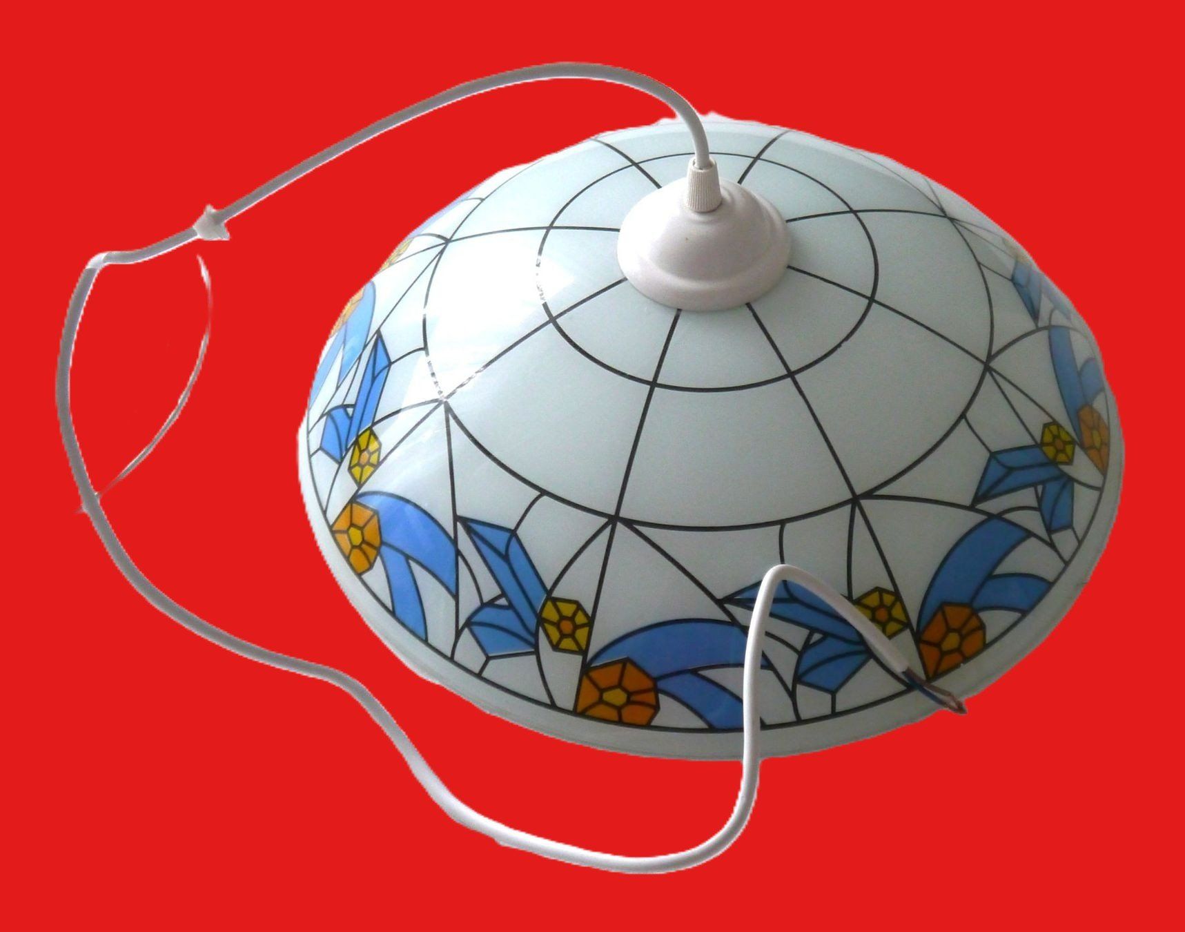 Lampenschirme: Abat-jour rond en verre , D35cm – Gebraucht aus Porrentruy von Danreisende