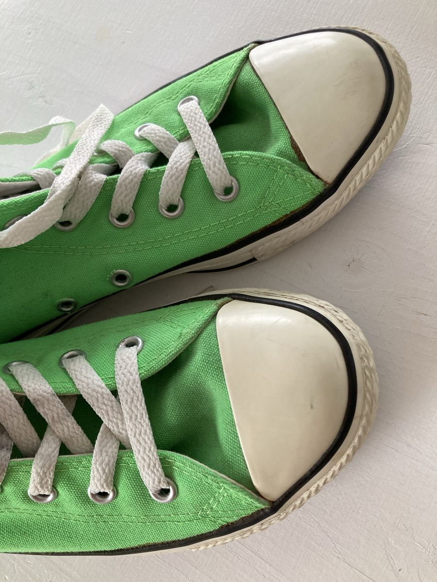 Converse Scarpe da uomo: Converse grün Gr 35 signiert! – Usato da Kesswil venduto da Branca-01 7