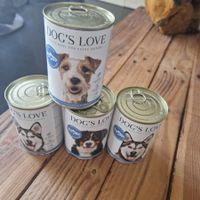 Hundefutter DOG'S LOVE 4x 400g Dose feine Kost Fisch neu