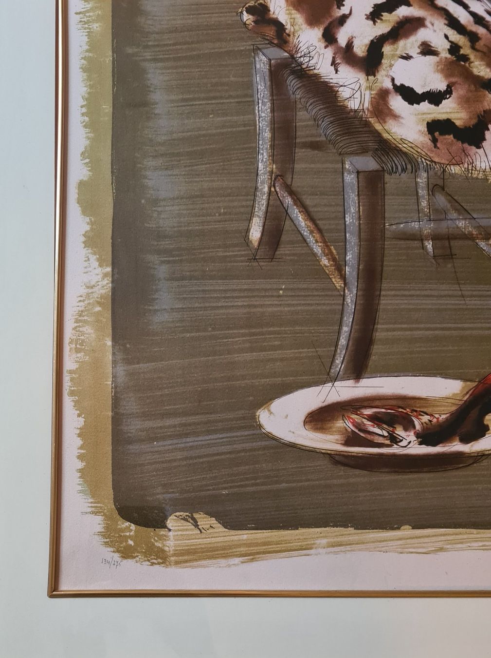 Grafiken & Lithographien: Riesige Lithographie von Hans Erni – Gebraucht aus Rotkreuz von Dobermann5 5