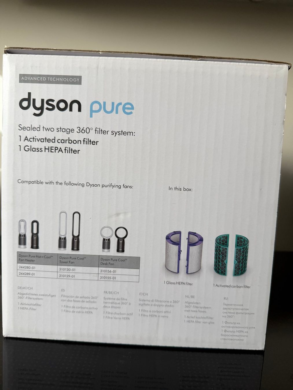 Dyson Lüftung: Dyson Glass Hepa & Inner Carbon Filter – Neu und originalverpackt aus Zollikerberg von vallicip 1
