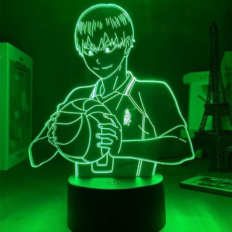 3D Flugzeug Lampe LED Nachtlicht - USB, 7 Farben, Optische Illusion, Acryl