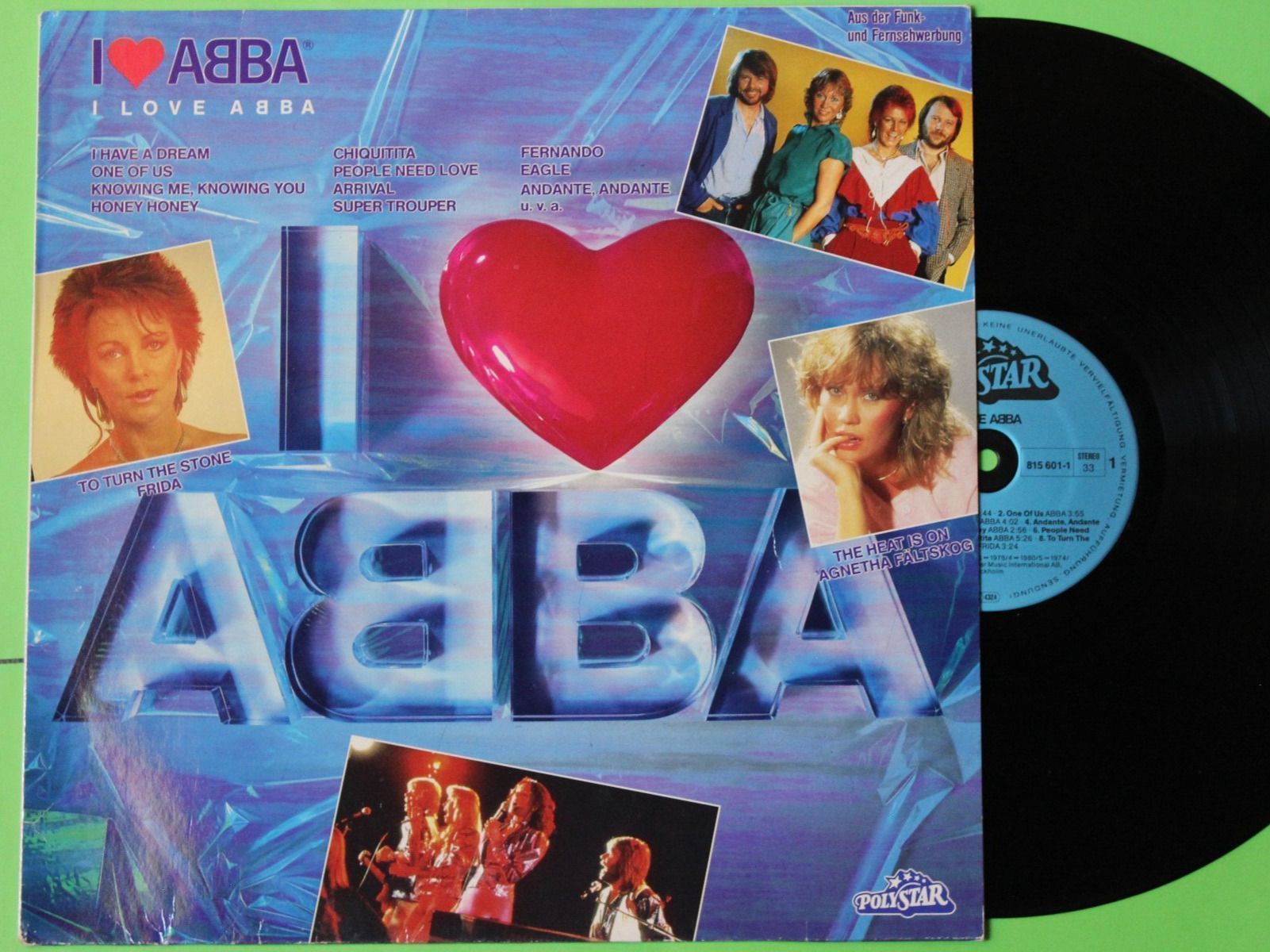 Dischi in vinile: ABBA - I LOVE ABBA LP VINYL 12" – Usato da Tübach venduto da JamesStone