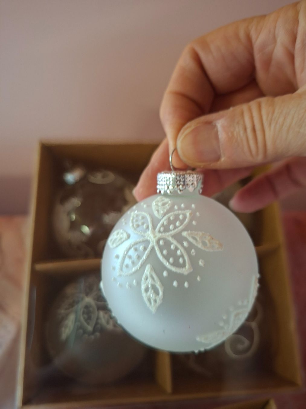 Toutes les décorations: neu: 8 Weihnachtskugeln Glas – Neuf avec emballage d'origine à Nassen par verrueckt 2