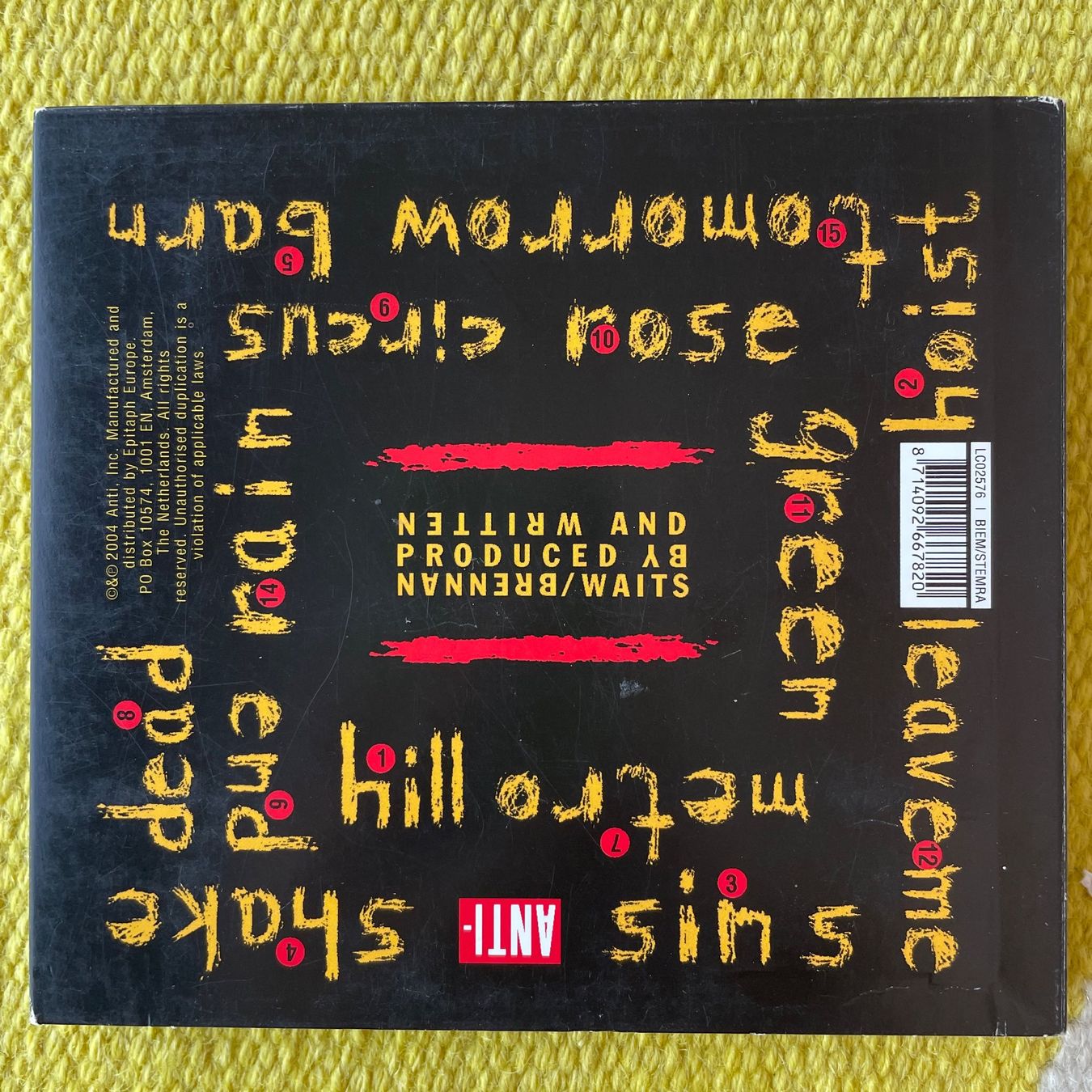 CD: TOM WAITS-REAL GONE (DIGIPACK) – Usato da Rorschacherberg venduto da CD-Roli 1