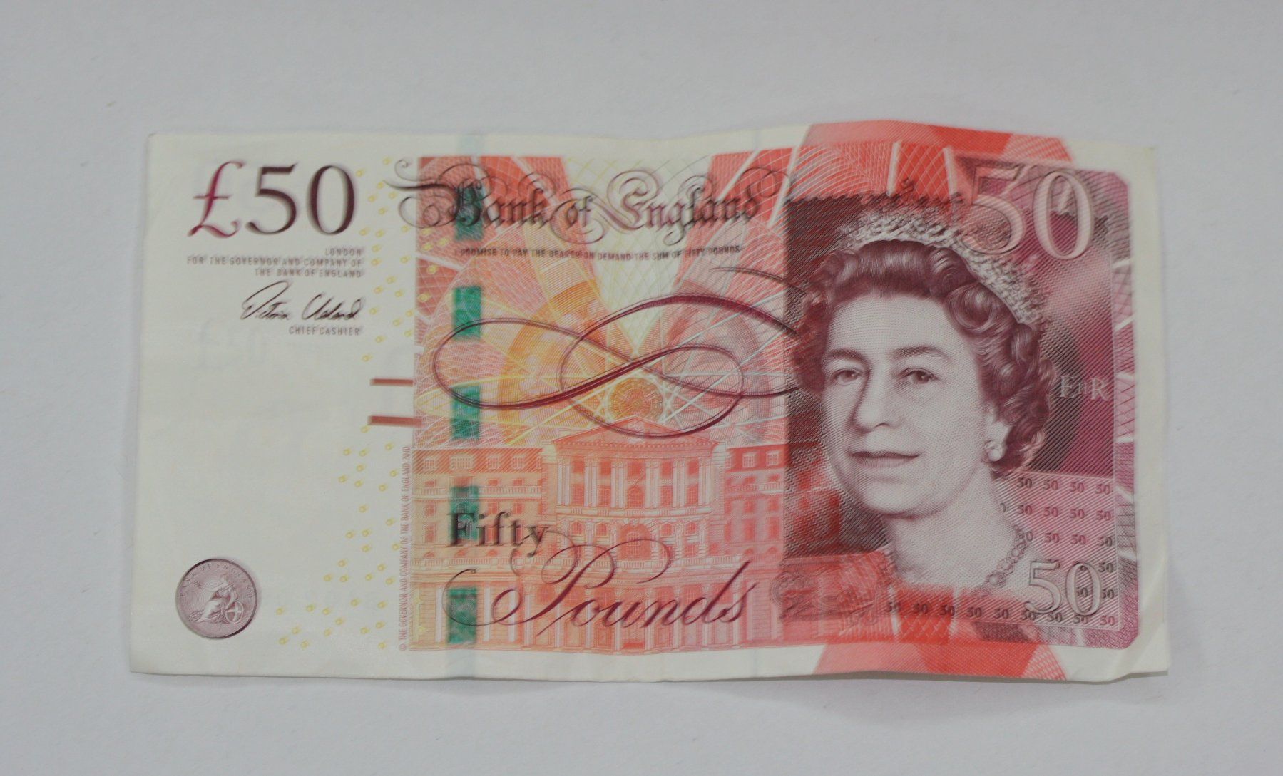 Banconote: 50 Pfund Note England – Usato da Chur venduto da Invinoveritas