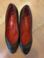 Bally Suisse Leder Pumps, Gr. 39, eleganter Vintage Look