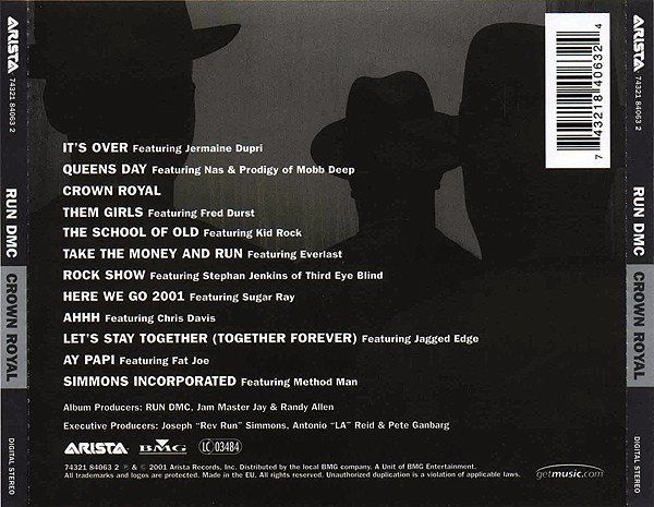 CD: Run DMC – Crown Royal - Vergriffen - b – Usato da Brittnau venduto da Zibu 1