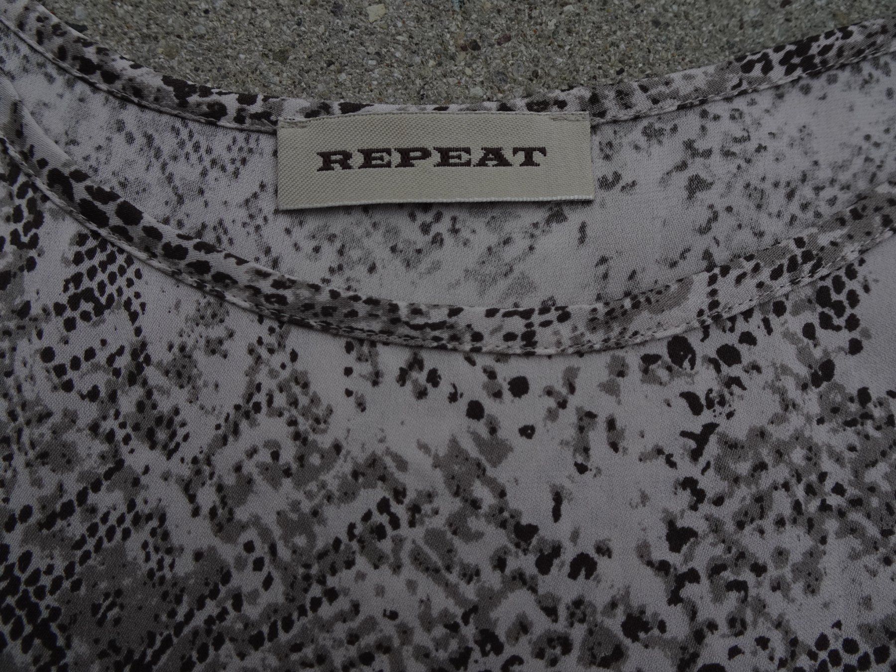 Repeat Tops: Shirt Top Seide Repeat braun beige Gr S 38 – Gebraucht aus Winterthur von blumeblau77 5