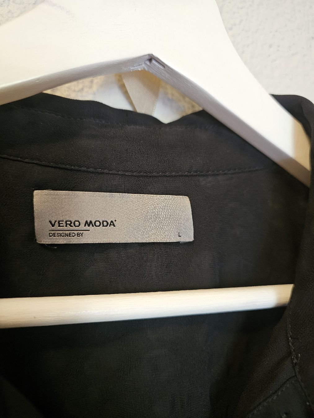 Vero Moda Camicette: Luftige leicht transparente Damen Bluse Vero Moda Gr.L – Usato da Bern venduto da Oscarella 2