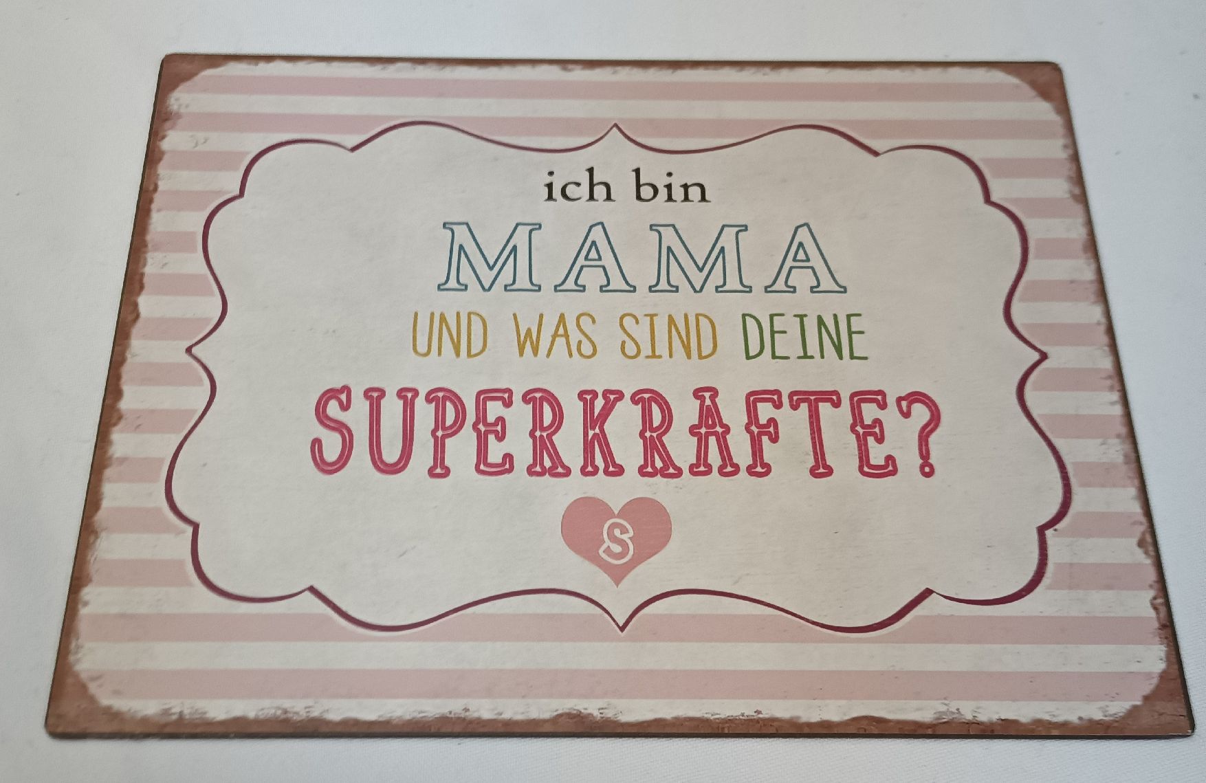 Insegne: Schild "Ich bin Mama" Wanddeko Muttertag Geschenkidee – Nuovo (secondo la descrizione) da Aarwangen venduto da to-hirschi