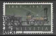 SCHWEIZ 1947  Nr. Erste Dampflokomotive   (11
