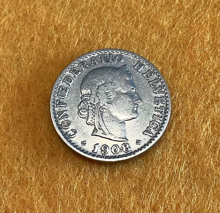 Münze Jahrgang 1908 | Kaufen auf Ricardo