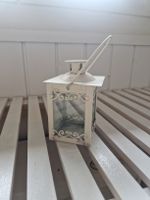 Kleines weisses Laternchen, Vintage Stil