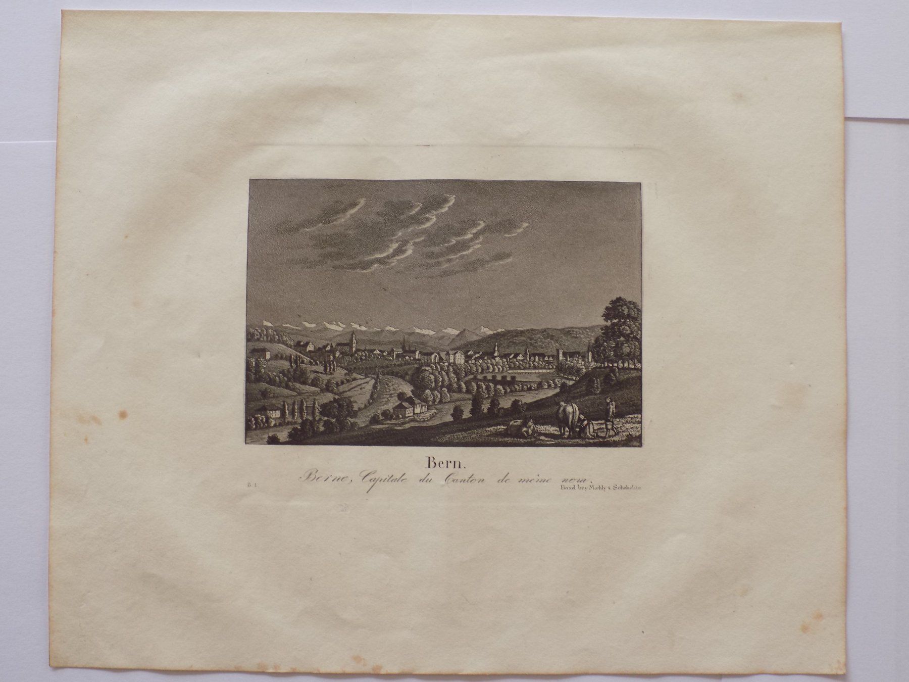 Gravures: Bern Gesamtansicht – D'occasion à Risch par Rischli15