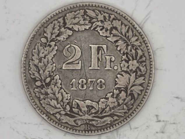 Tutti le monete: 2 FR 1878 Seltene Erhaltung – Usato da Bure venduto da chap981