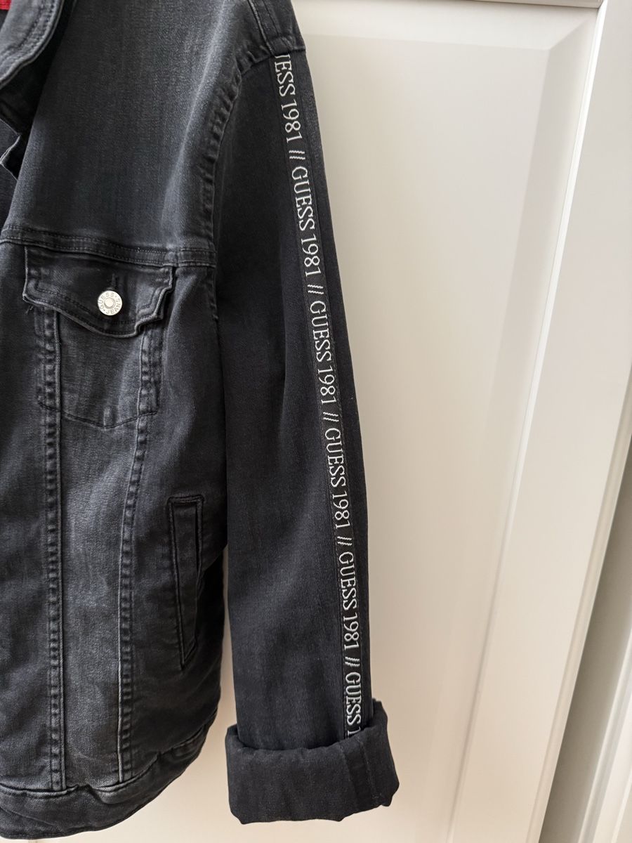 Guess Giacche: Guess Jeansjacke Schwarz – Usato da Giswil venduto da Ody2 1