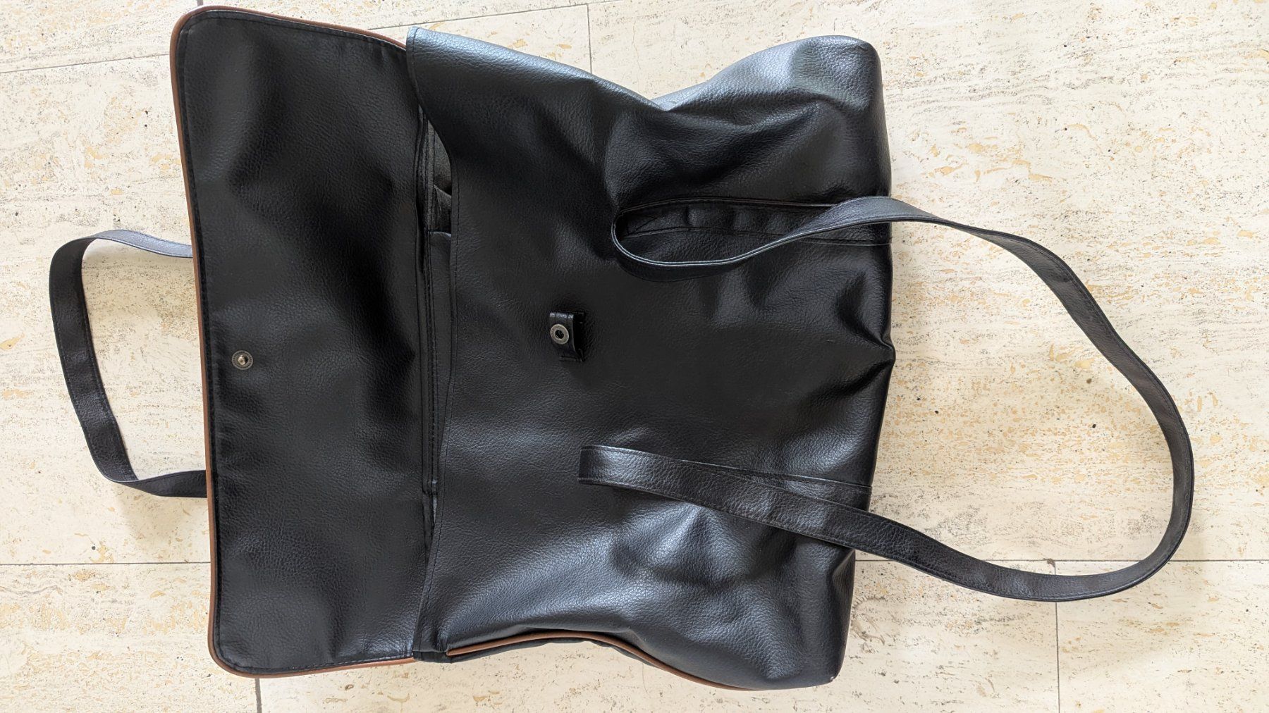 Reisenthel Borse da donna: grosse Handtasche Reisenthel, Leder, Stoff – Usato da Bremgarten b. Bern venduto da chrissell10 3