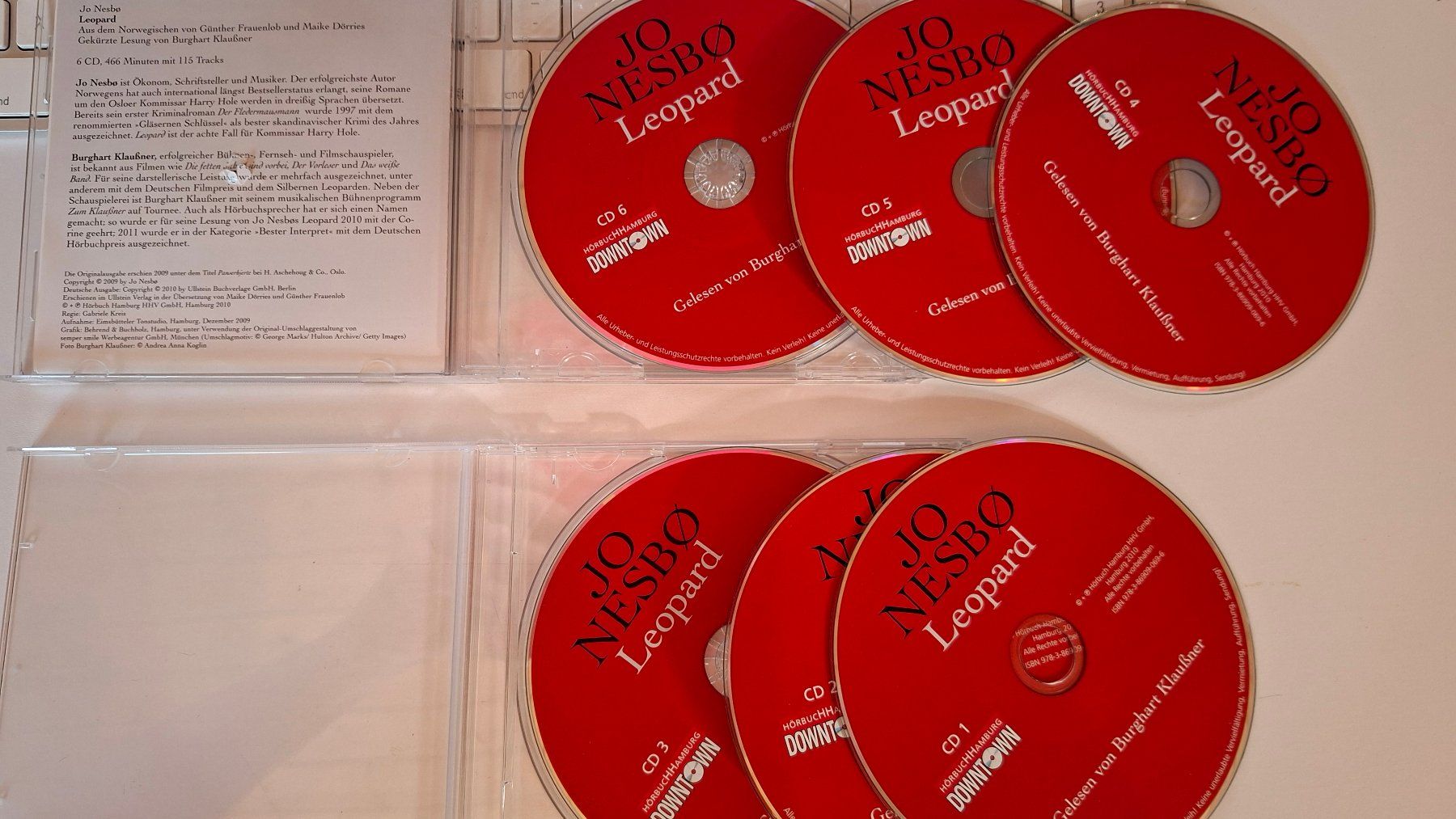 Hörbücher: Jo Nesbø: Leopard, Hörbuch 6CD – Gebraucht aus Dietikon von Buchantiqdietikon 1