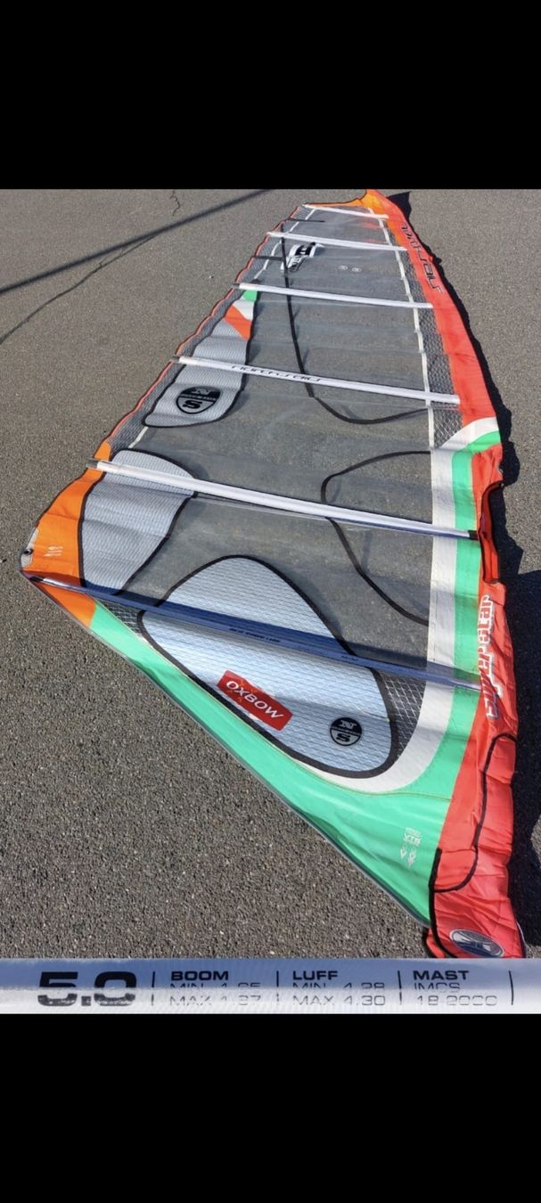 Mistral Surfboards & Schwimmbrette: Mistral Windsurfboard 140 Freeride komplett  – Gebraucht aus Fällanden von Nmustang 3