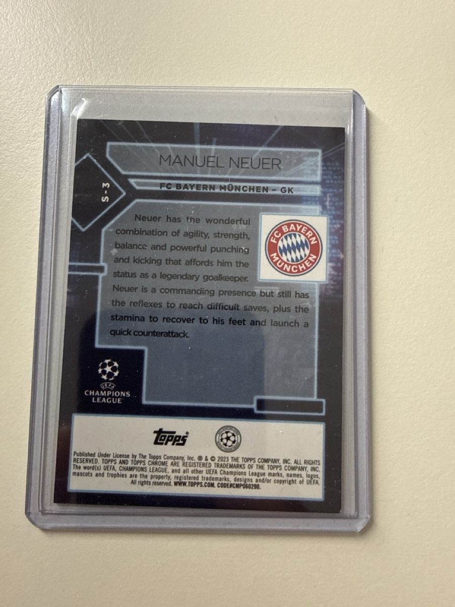 Topps Carte collezionabili: Manuel Neuer / Topps Chrome – Usato da Bäretswil venduto da pu0_7rmv 1