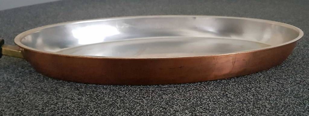 Padelle: Fischpfanne aus Kupfer 40 cm – Usato da Andelfingen venduto da FranzR. 2