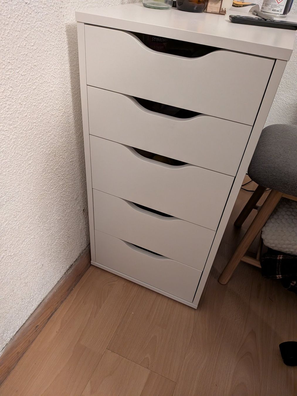 Ikea Cassettiere: Alex Caisson à tiroirs blanc IKEA – Usato da Genève venduto da sna_z2cl