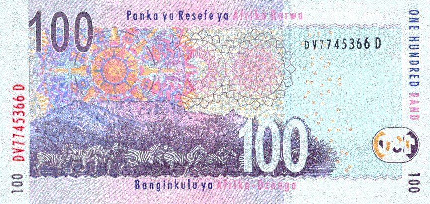 Banconote: Südafrika 100 Rand 2005 P-131a UNC – Nuovo (secondo la descrizione) da Schliern b. Köniz venduto da pizzitaxi 1