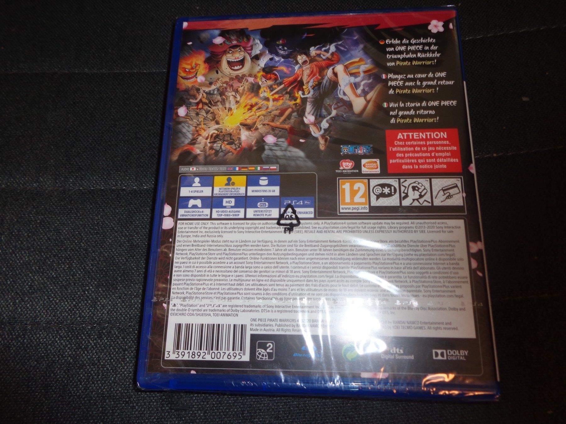 Spiele: One Piece Pirate Warriors 4 PS4 NEUWARE – Neu und originalverpackt aus Olten von Disc-Ausverkauf 1